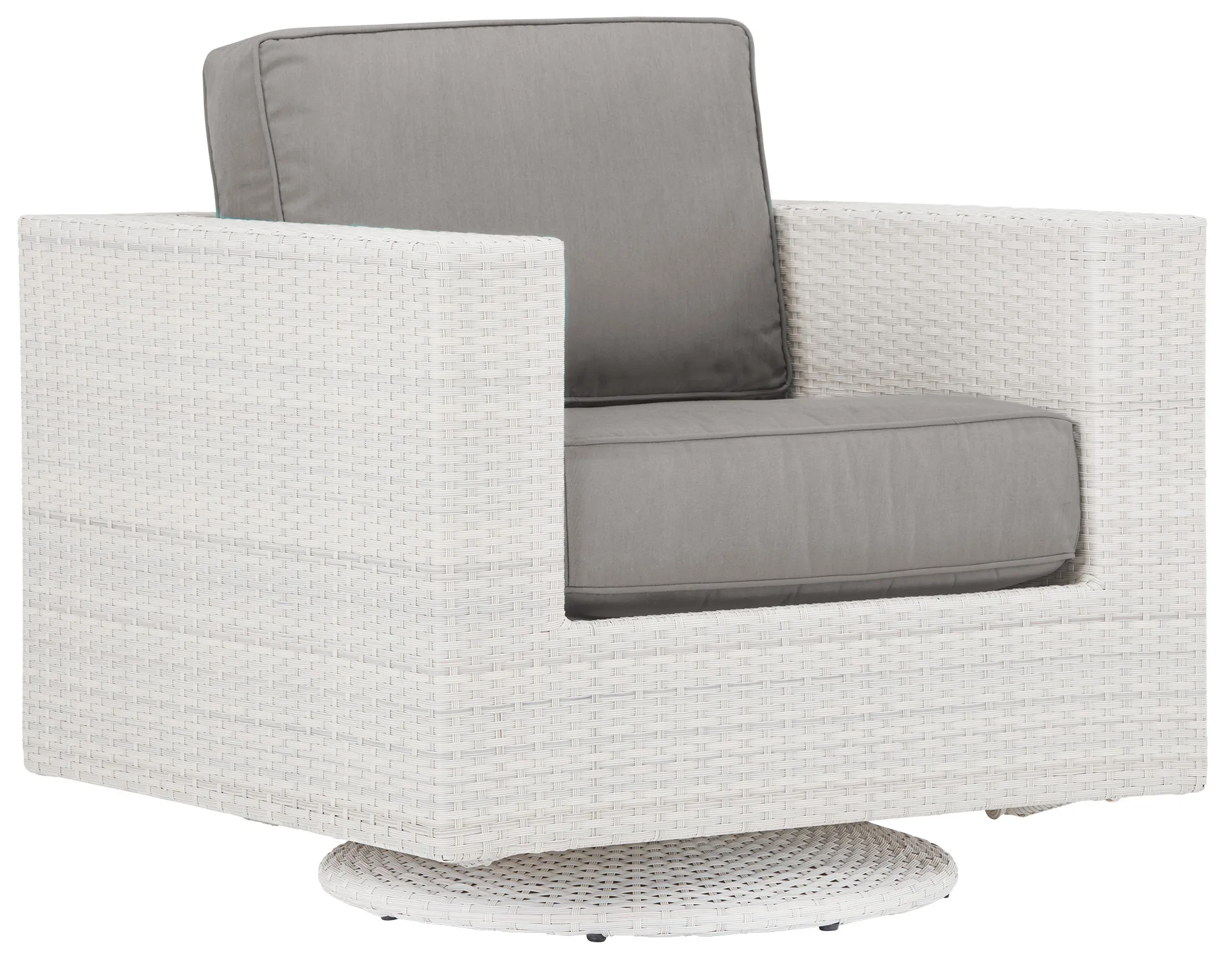 Biscayne Gray Swivel Chair