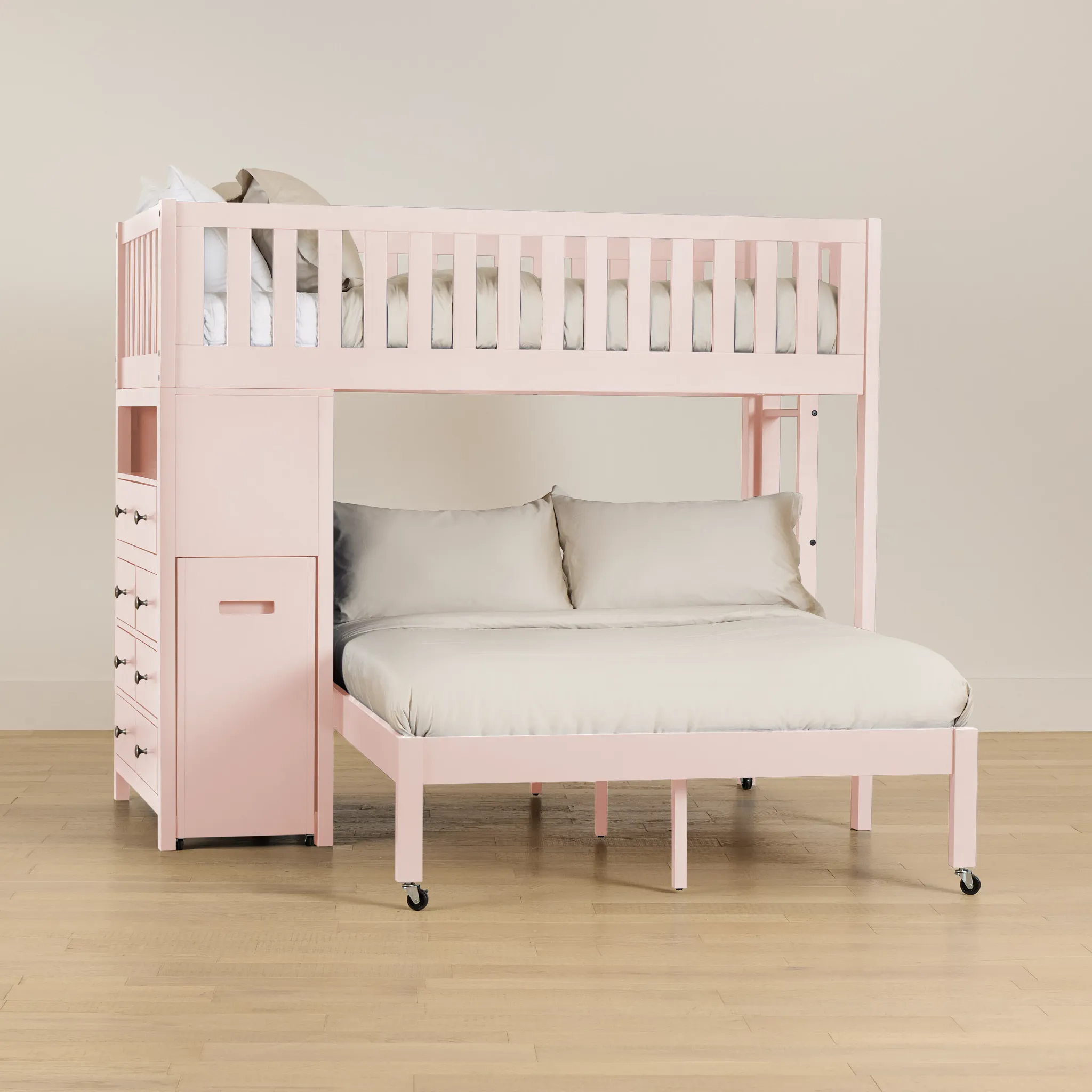 Charleston Pink Loft Bed