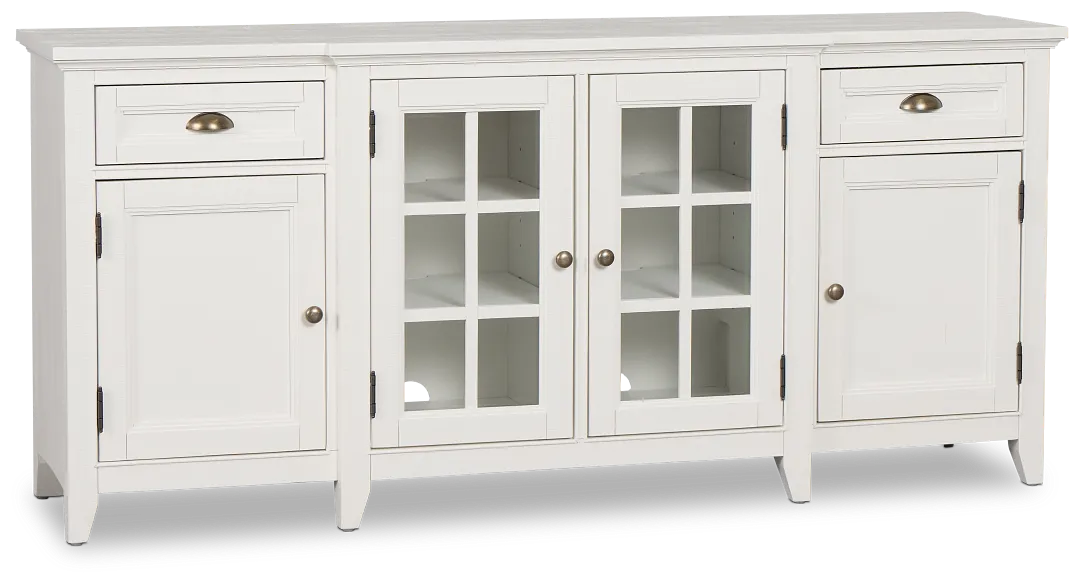 Heron Cove White 70" Tv Stand