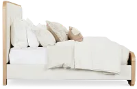 Malibu Light Tone Uph Panel Bed