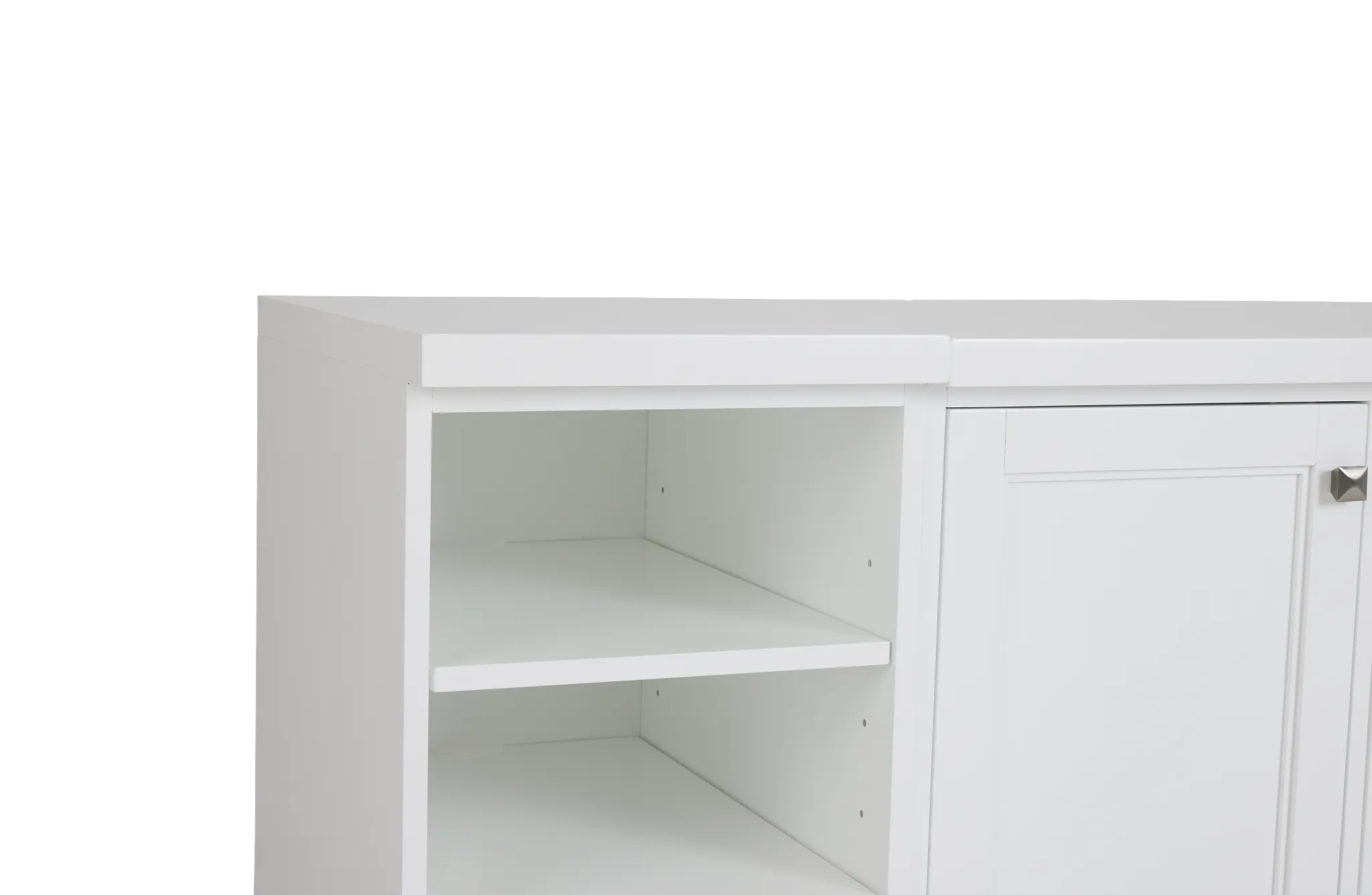 Newport White 96" Tv Stand