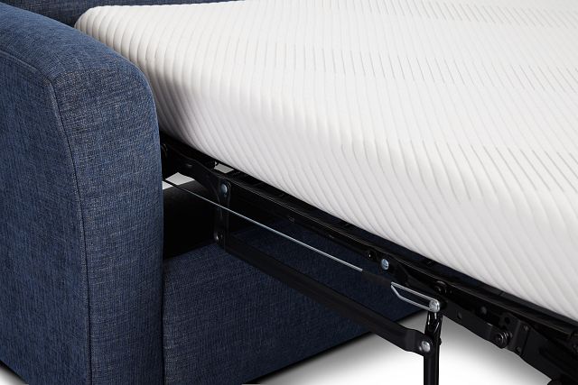 Davis Dark Blue Micro Cooling Memory Foam Sleeper