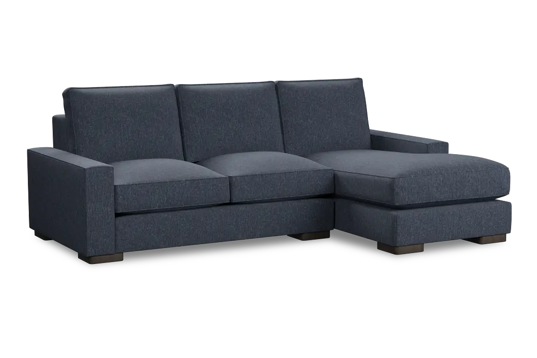 Edgewater Maguire Blue Right Chaise Sectional Edgewater Maguire Blue Right Chaise Sectional