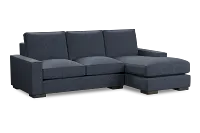 Edgewater Maguire Blue Right Chaise Sectional