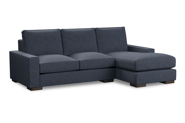 Edgewater Maguire Blue Right Chaise Sectional