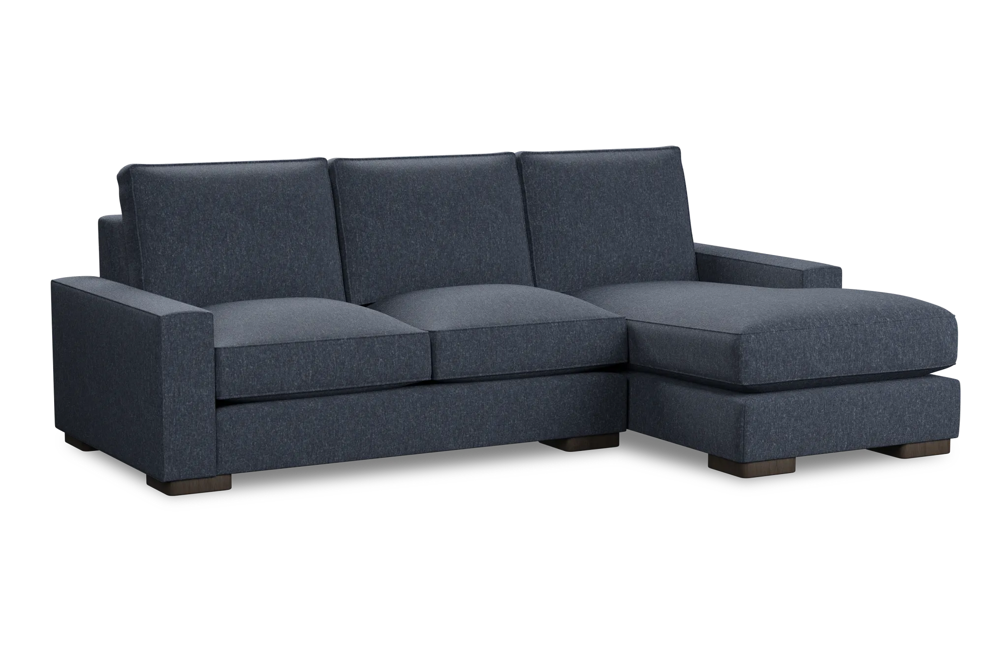 Edgewater Maguire Blue Right Chaise Sectional