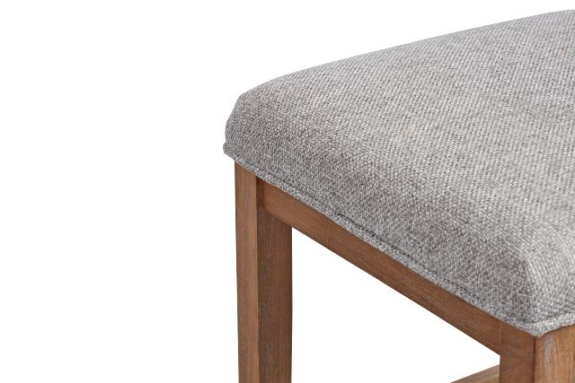 Provo Gray 24" Upholstered Barstool