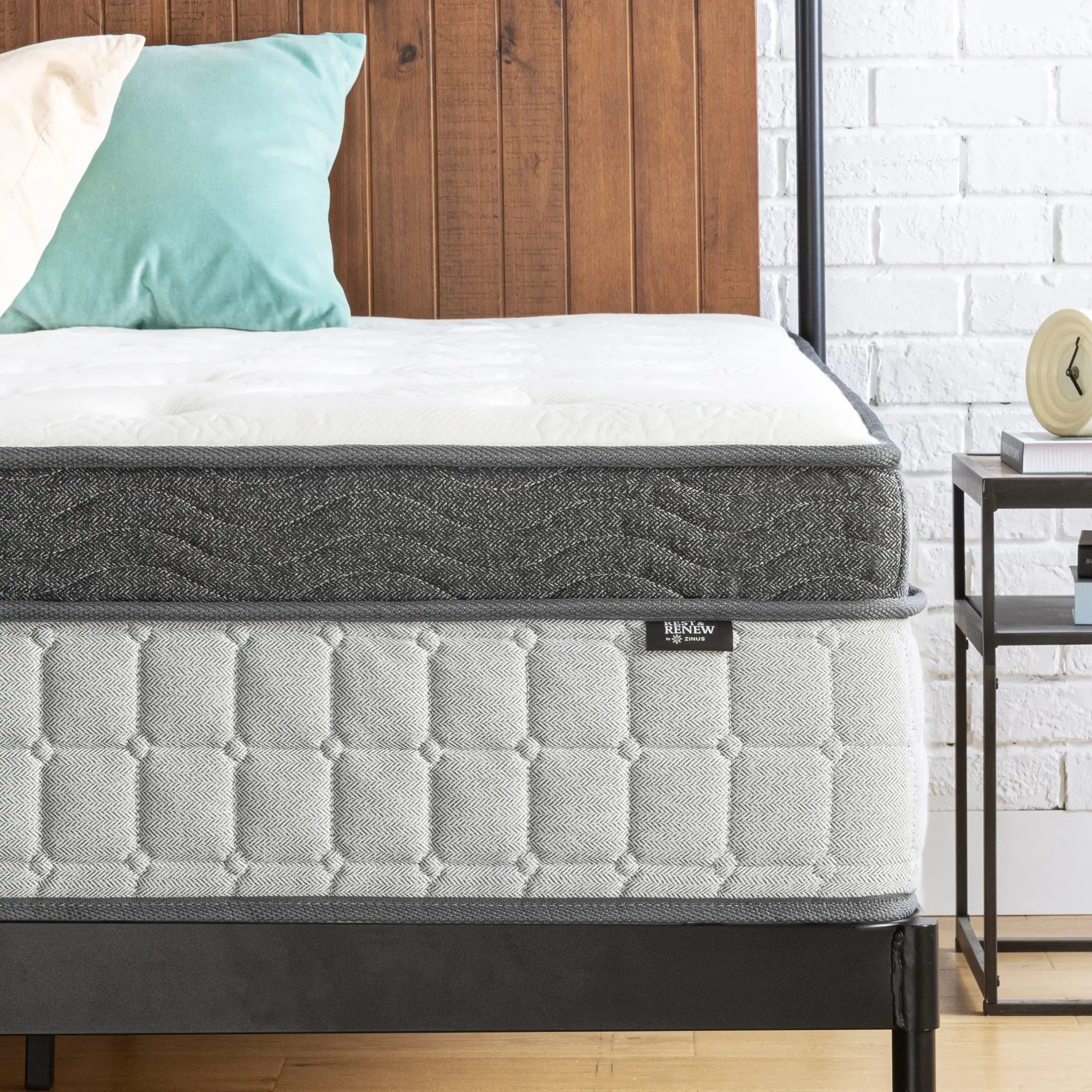 Rest & Renew By Zinus Pocket Innerspring 14" Pillow Top Mattress Rest & Renew By Zinus Pocket Innerspring 14" Pillow Top Mattress