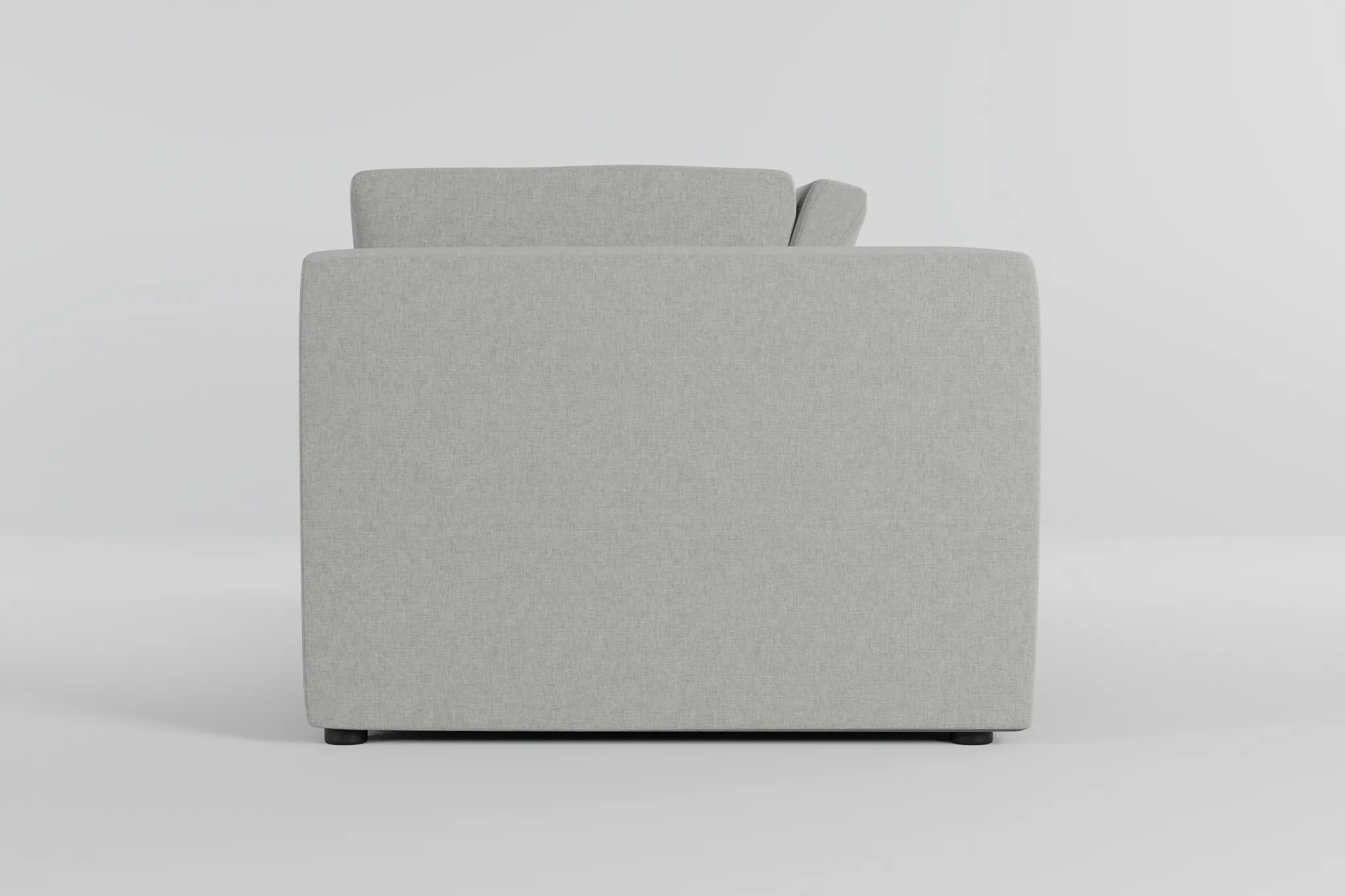 Destin Delray Pewter Fabric 2-piece Modular Sofa