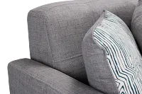 Raya Light Gray Fabric Sofa