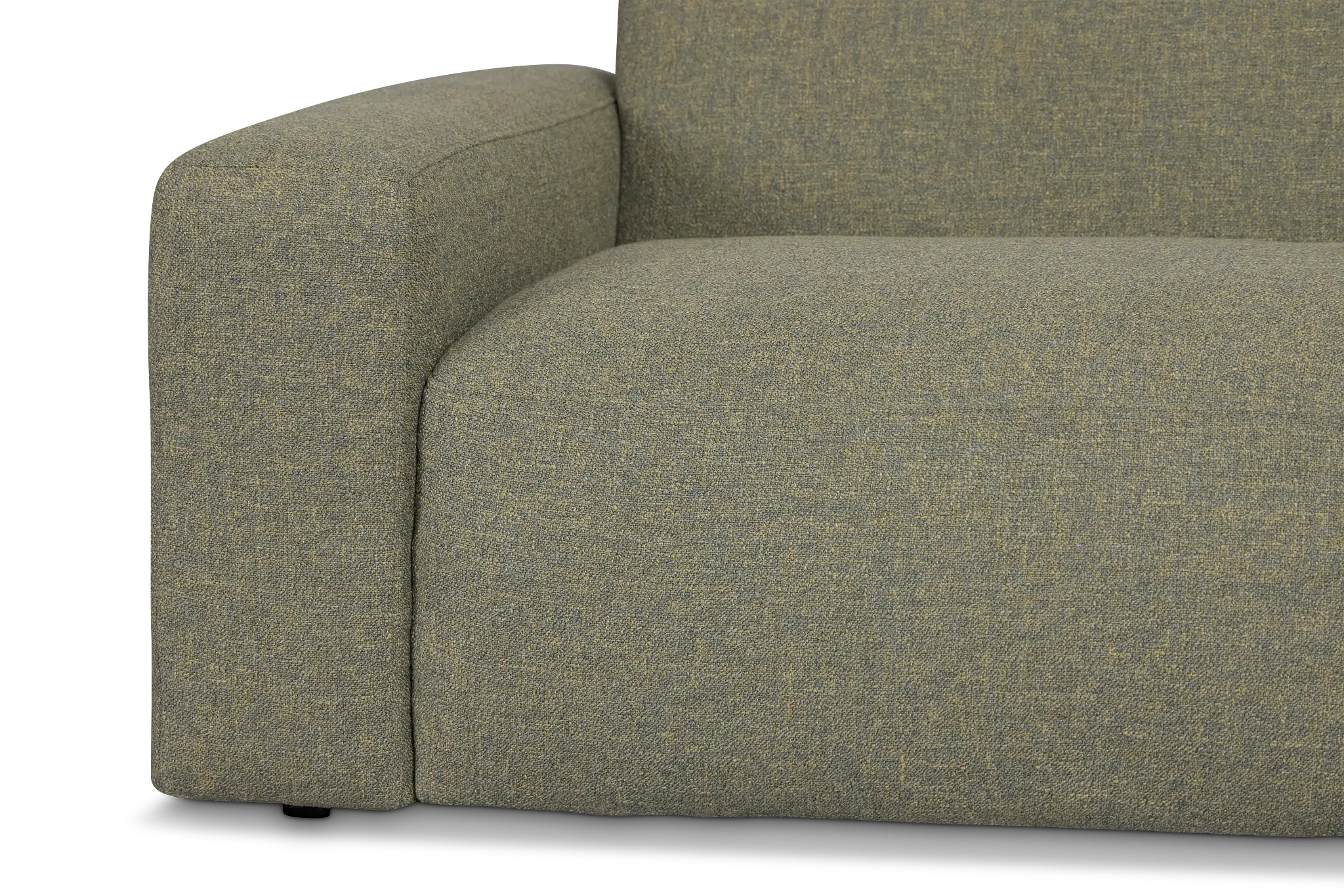 Baylor Green Fabric 2-piece Modular Sofa Baylor Green Fabric 2-piece Modular Sofa