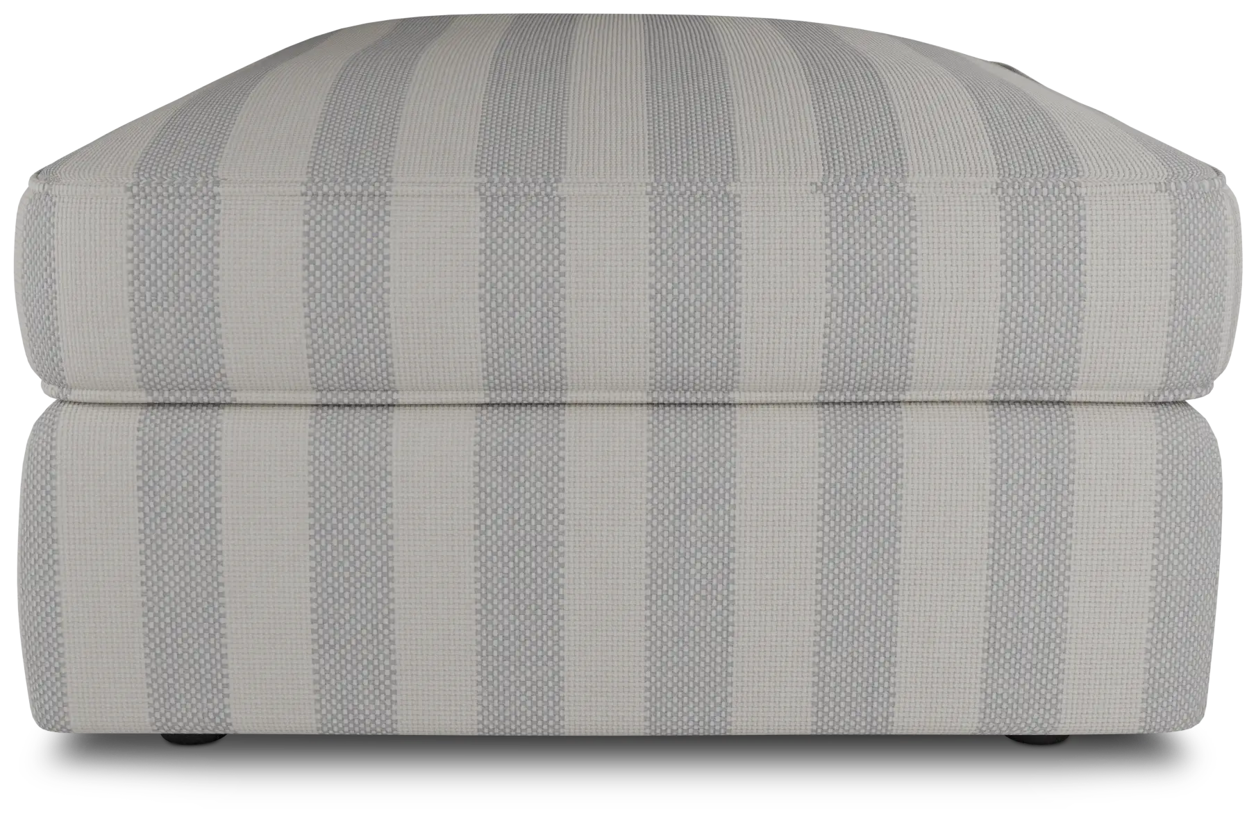 Siesta Sea Lane Light Gray Fabric Ottoman Siesta Sea Lane Light Gray Fabric Ottoman