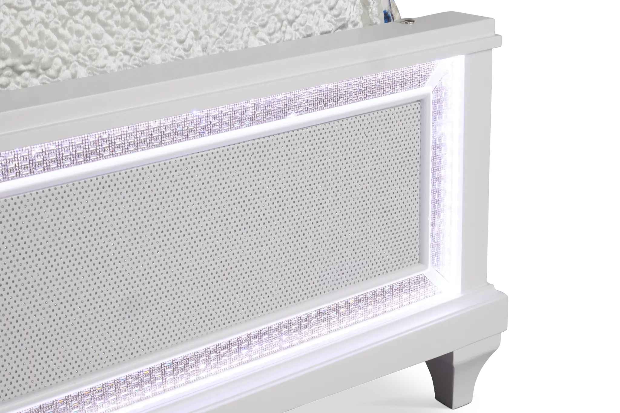 Milan White Panel Bed Milan White Panel Bed