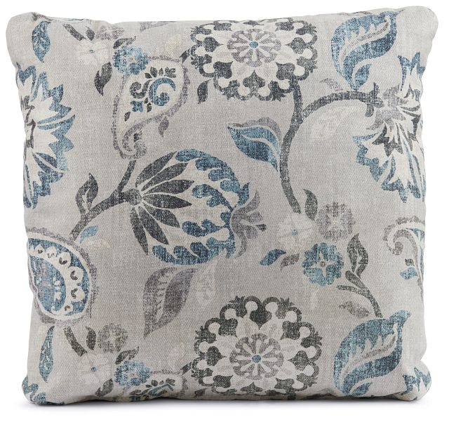 Sylvie Blue 18" Accent Pillow