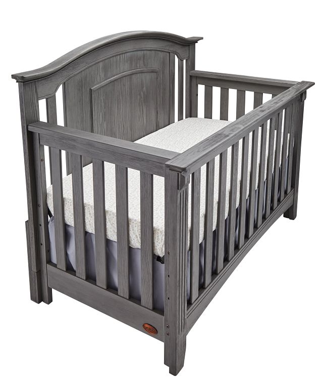 Willowbrook2 Gray 4-in-1 Crib