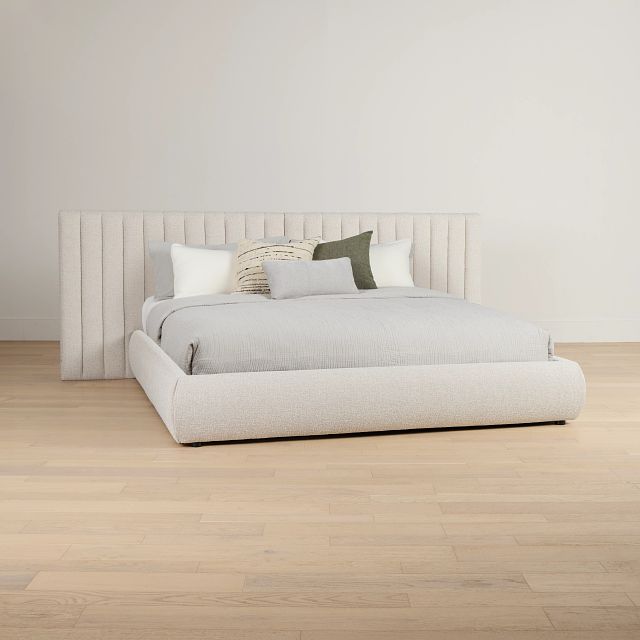 Nomad Light Beige Uph Spread Bed