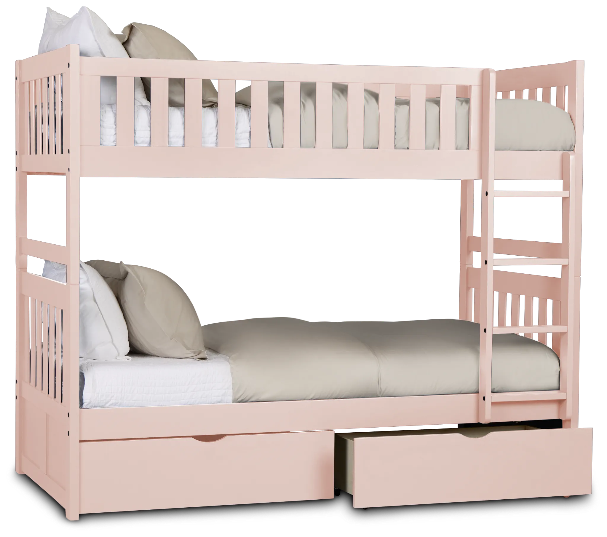 Charleston Pink Storage Bunk Bed
