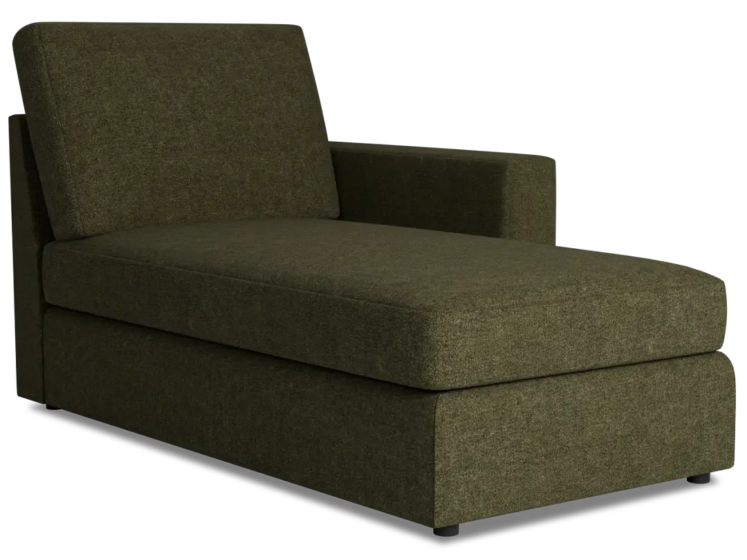 Citymod Green Fabric Right Chaise Citymod Green Fabric Right Chaise