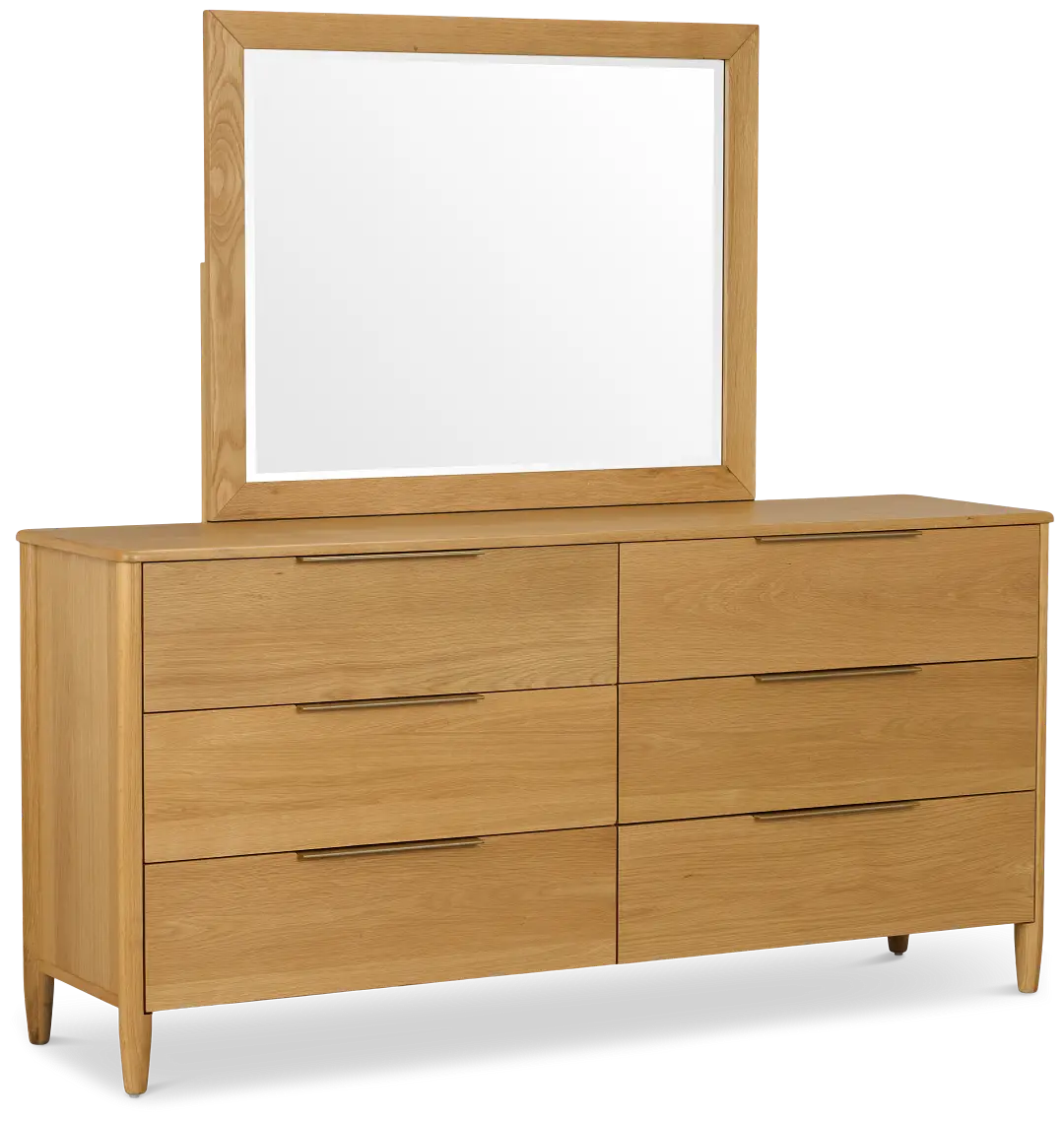 Stockton Light Tone Dresser & Mirror Stockton Light Tone Dresser & Mirror