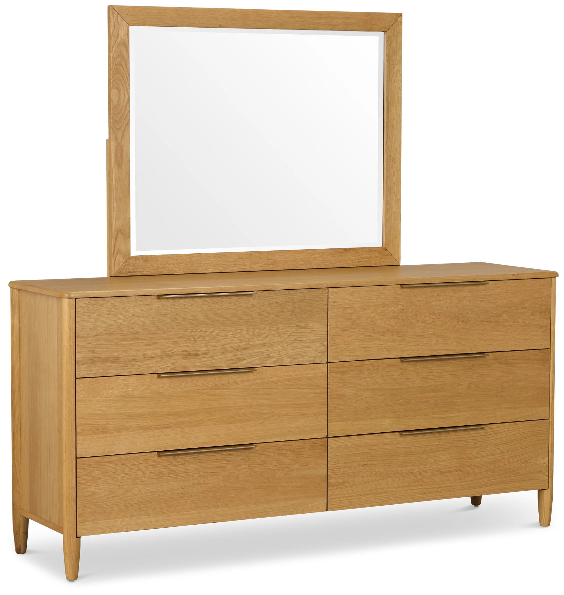 Stockton Light Tone Dresser & Mirror