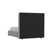 Grayton Delray Light Gray 54" Upholstered Platform Bed