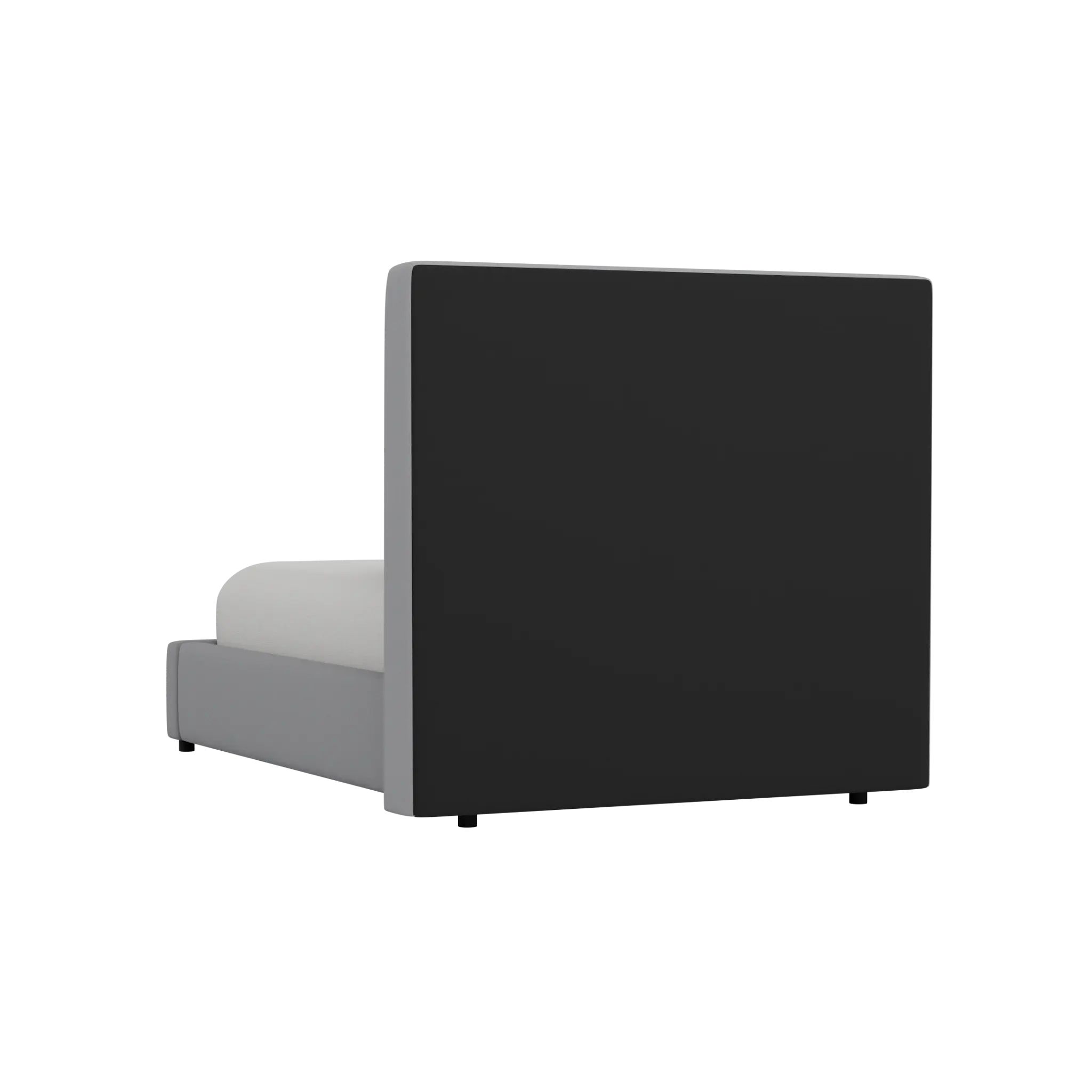 Grayton Delray Light Gray 54" Upholstered Platform Bed Grayton Delray Light Gray 54" Upholstered Platform Bed