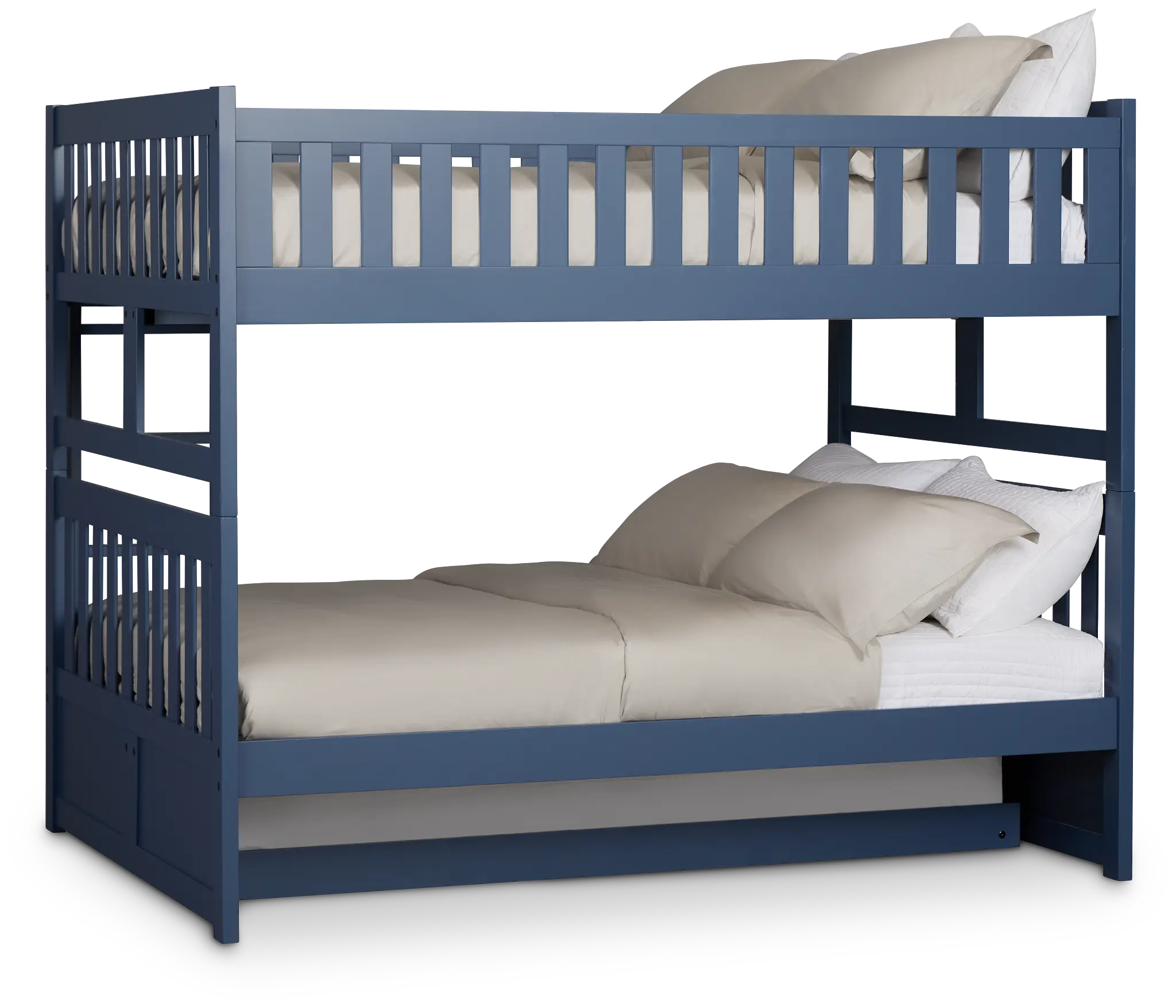 Charleston Dark Blue Trundle Bunk Bed Charleston Dark Blue Trundle Bunk Bed