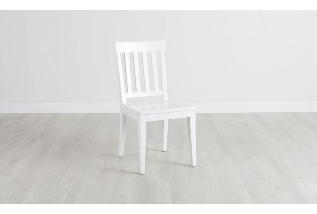 Nantucket White Wood Side Chair