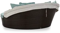 Fina Teal Canopy Daybed