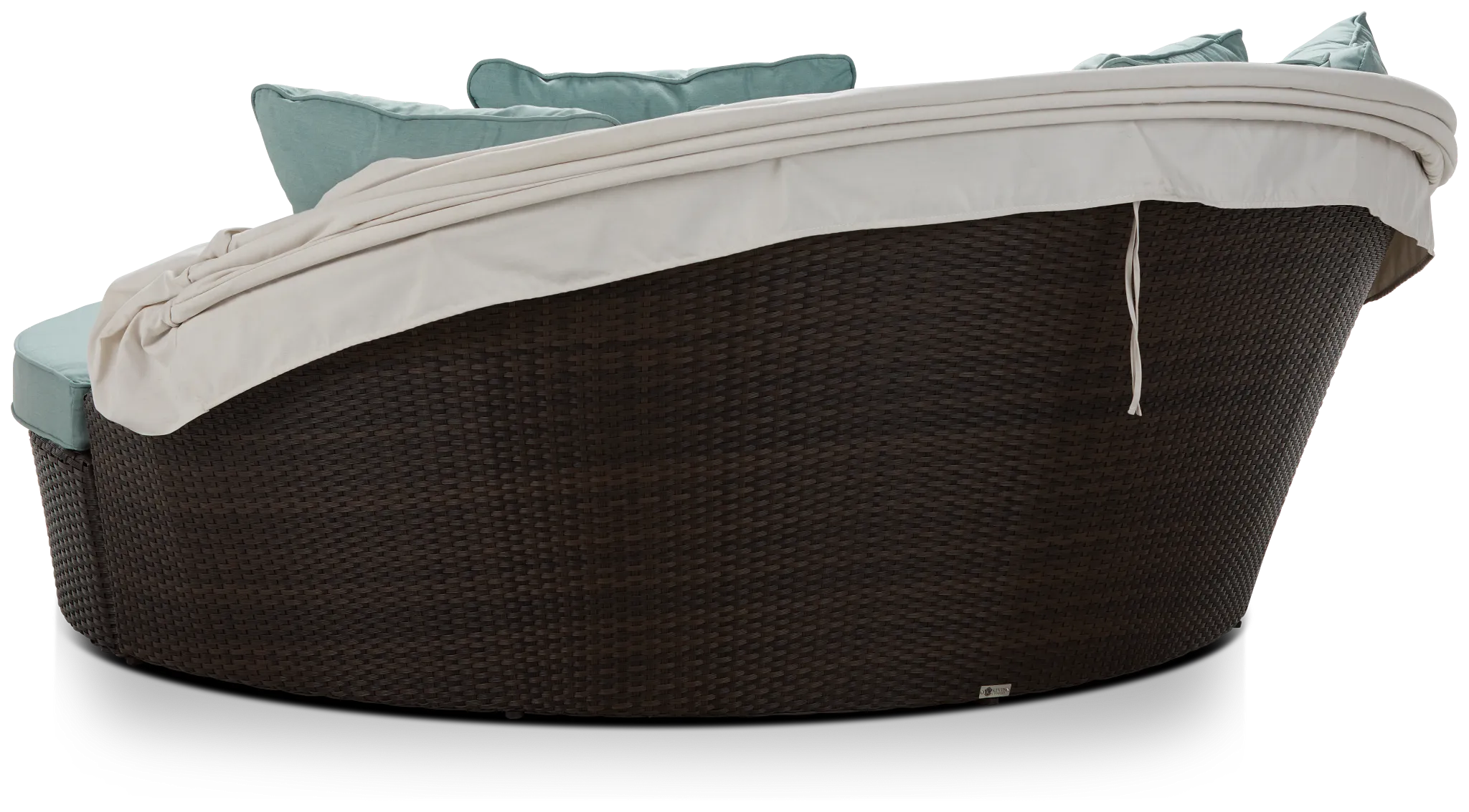 Fina Teal Canopy Daybed
