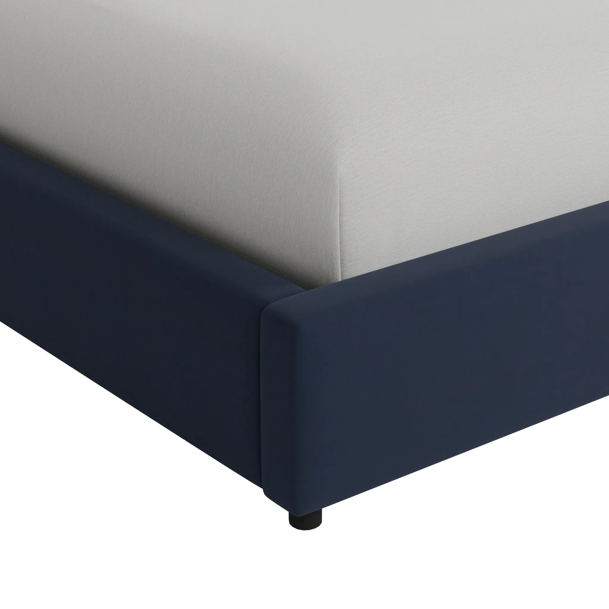 Captiva Joya Dark Blue 48" Upholstered Shelter Bed
