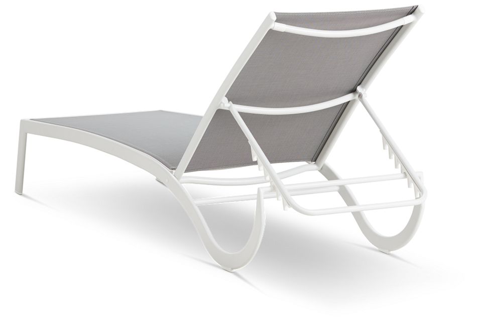 Lisbon2 Gray Sling Chaise