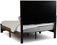 Ollie Dark Tone Panel Bed