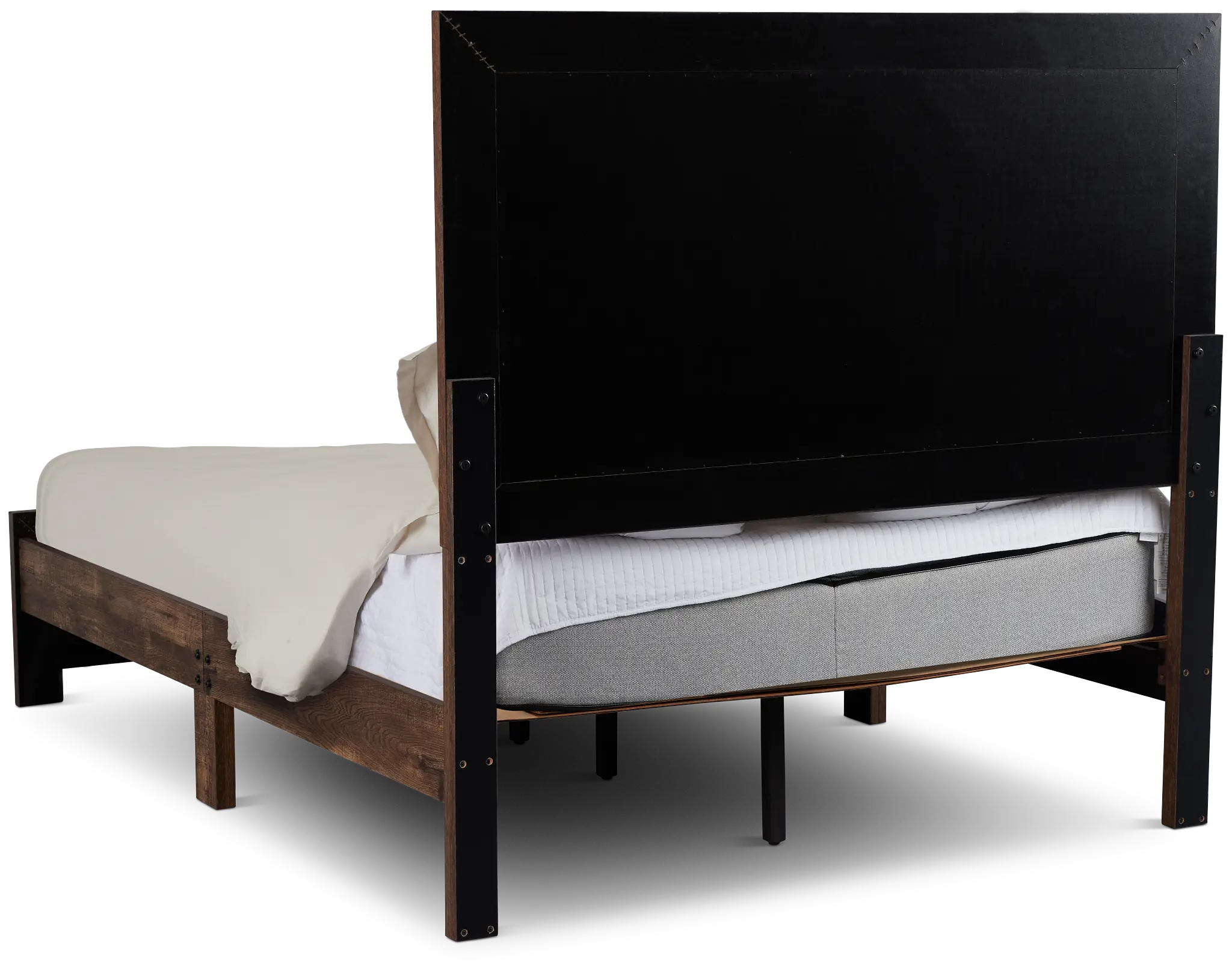 Ollie Dark Tone Panel Bed Ollie Dark Tone Panel Bed