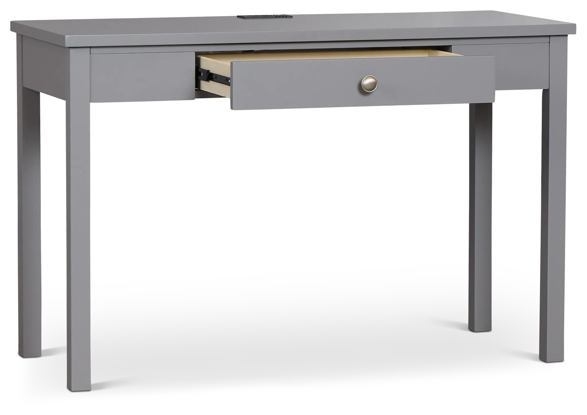 Charleston Gray 1-drawer Desk