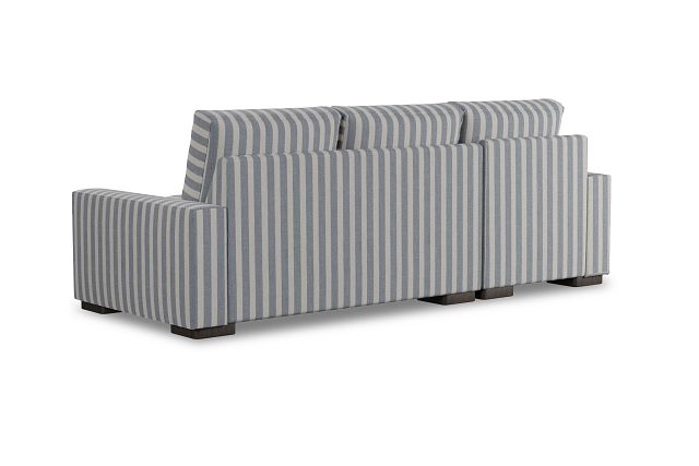 Edgewater Sea Lane Dark Blue Left Chaise Sectional