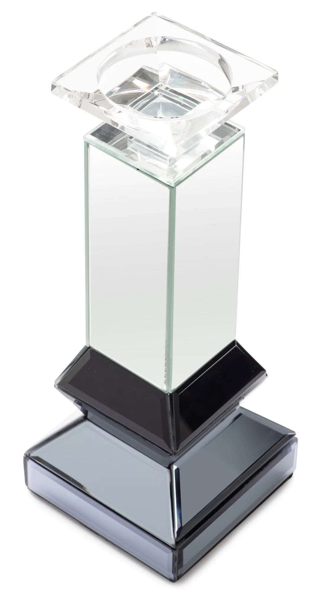 Penelope Silver Small Candle Holder