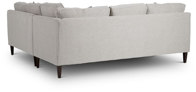 Archer Light Taupe Fabric Two-arm Sectional (3)