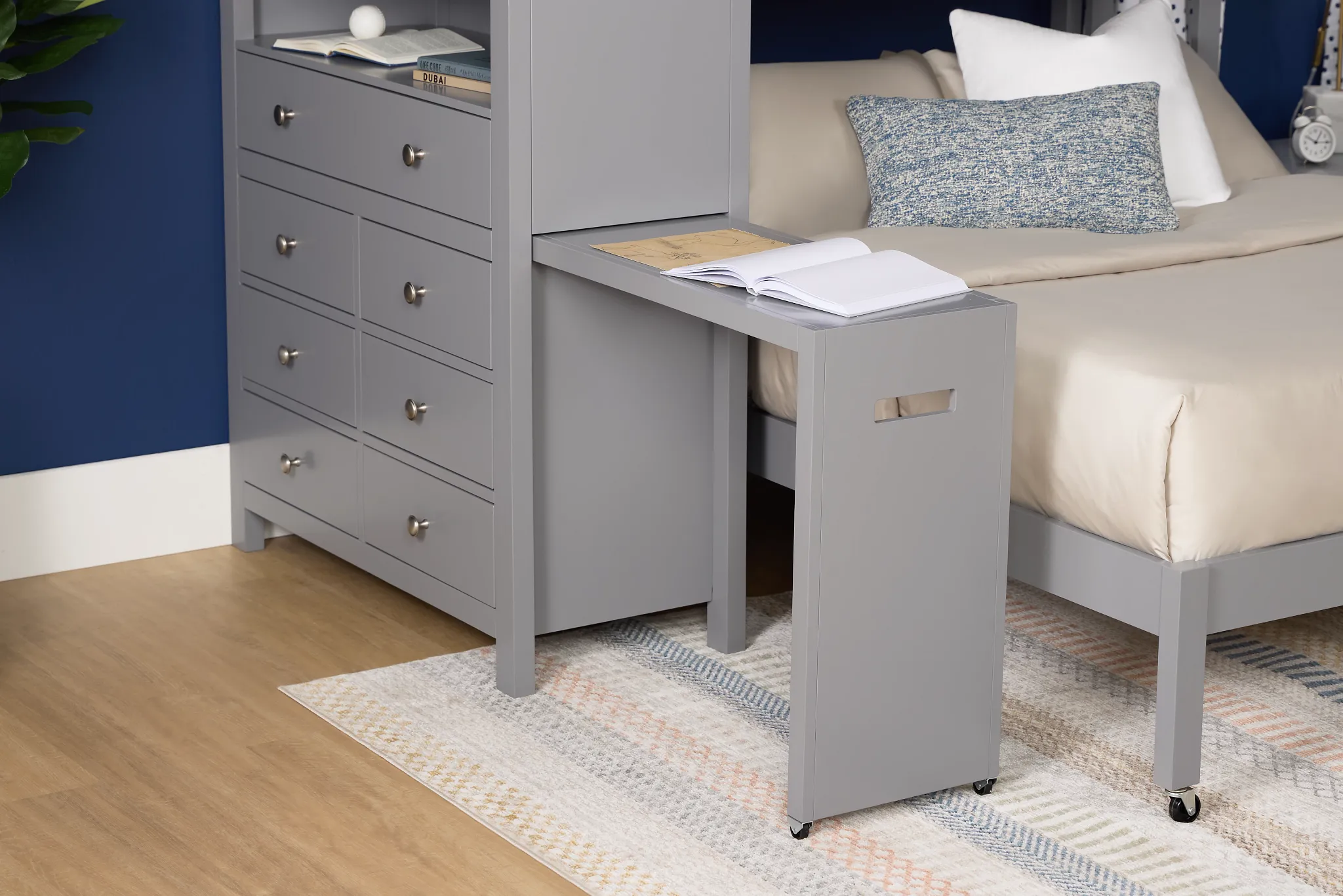 Charleston Gray Loft Bed