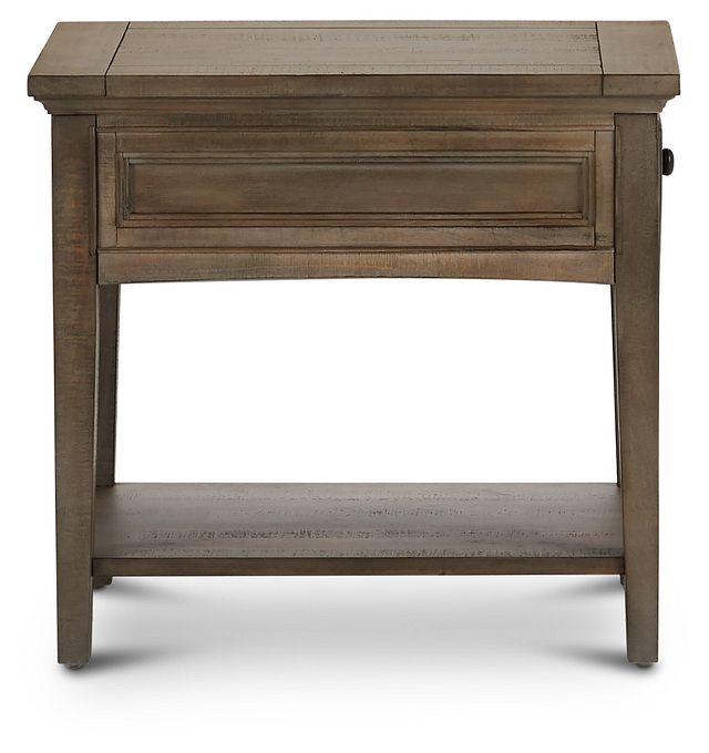 Heron Cove Light Tone Rectangular End Table