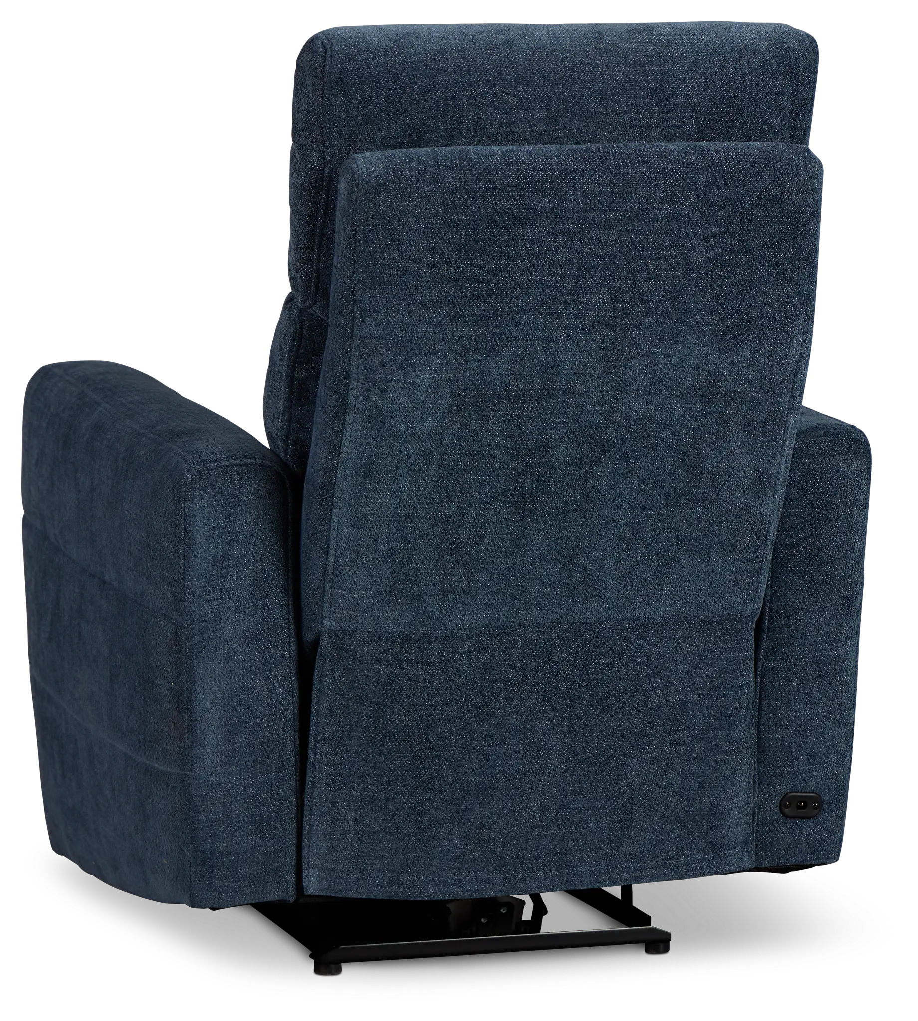 Rae Dark Blue Fabric Power Recliner Rae Dark Blue Fabric Power Recliner