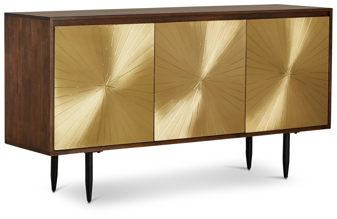 Rorie Gold Credenza