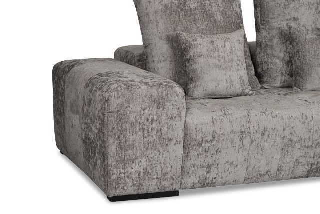 Skylar Gray Fabric Right Chaise Sectional