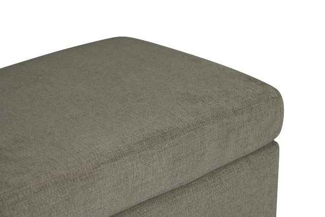 Noah Gray Fabric Ottoman