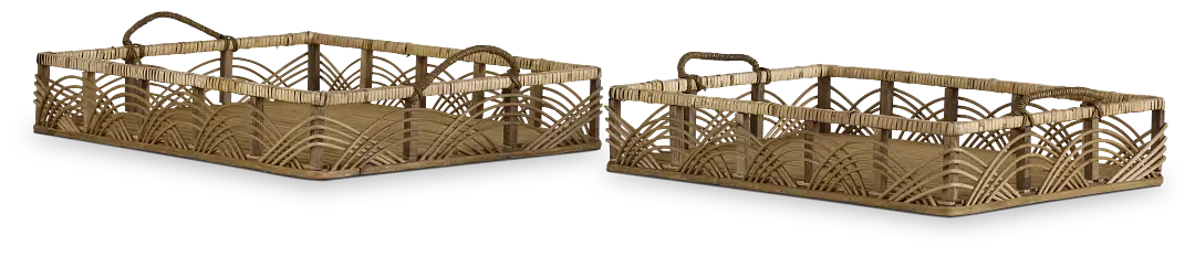Lola Beige Set Of 2 Tray Lola Beige Set Of 2 Tray