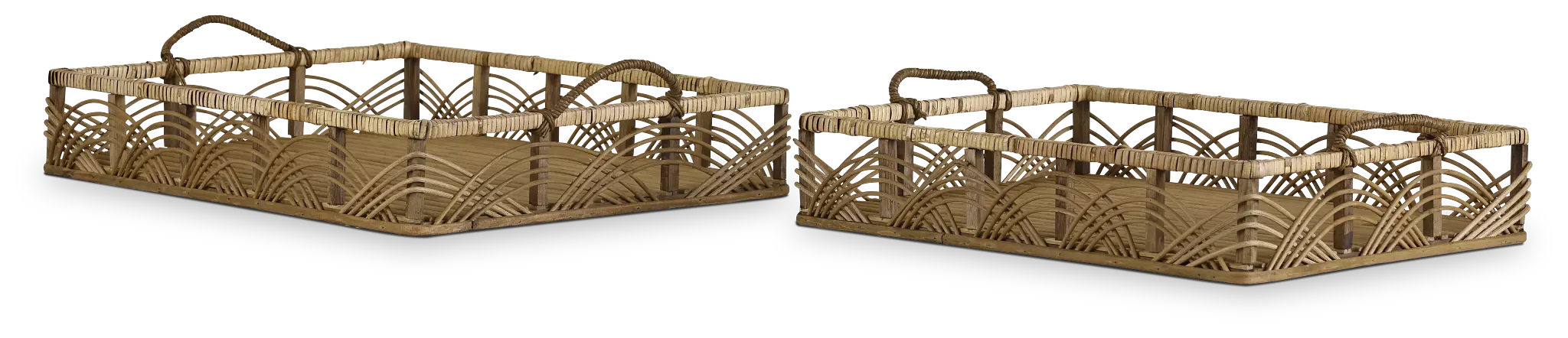 Lola Beige Set Of 2 Tray Lola Beige Set Of 2 Tray