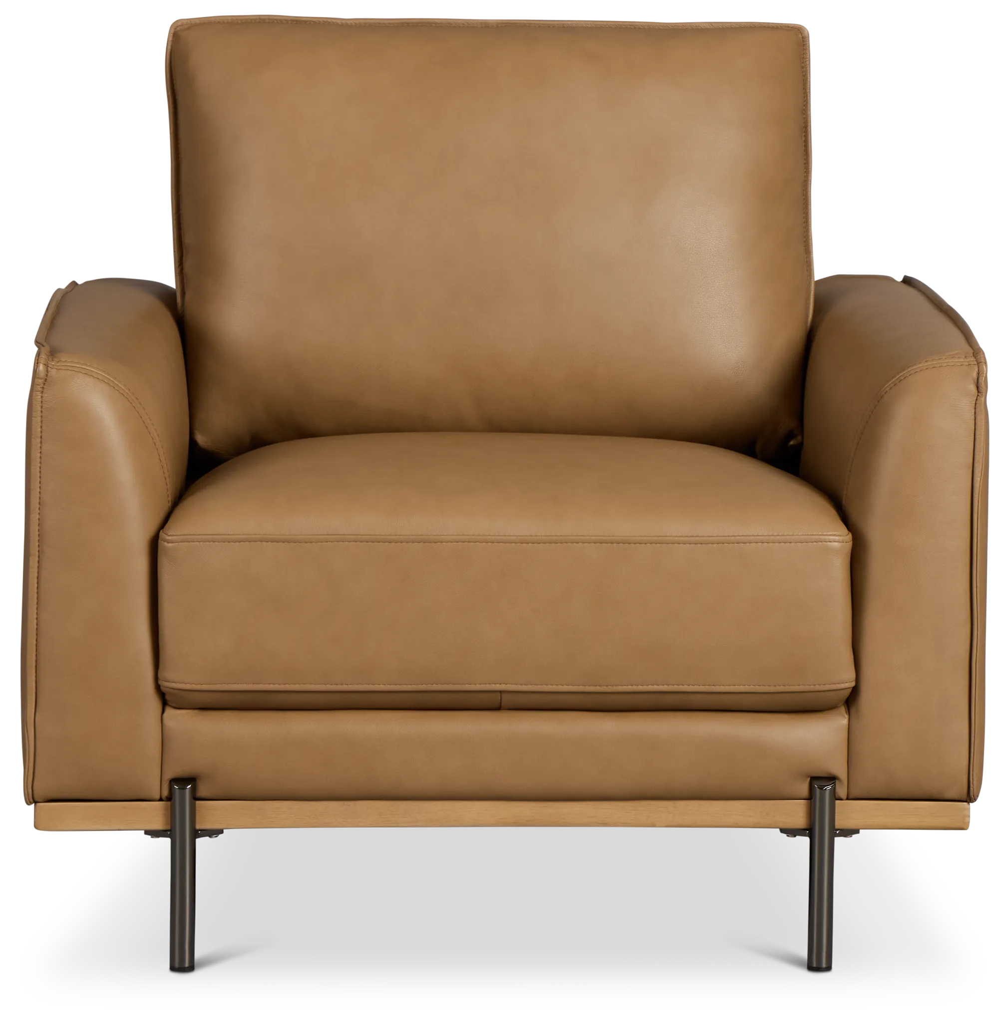 Tessa Light Brown Leather Chair