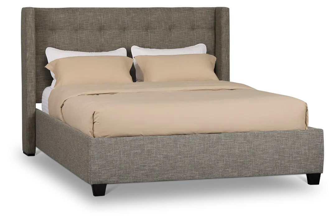 Chatham Gray Low Platform Bed