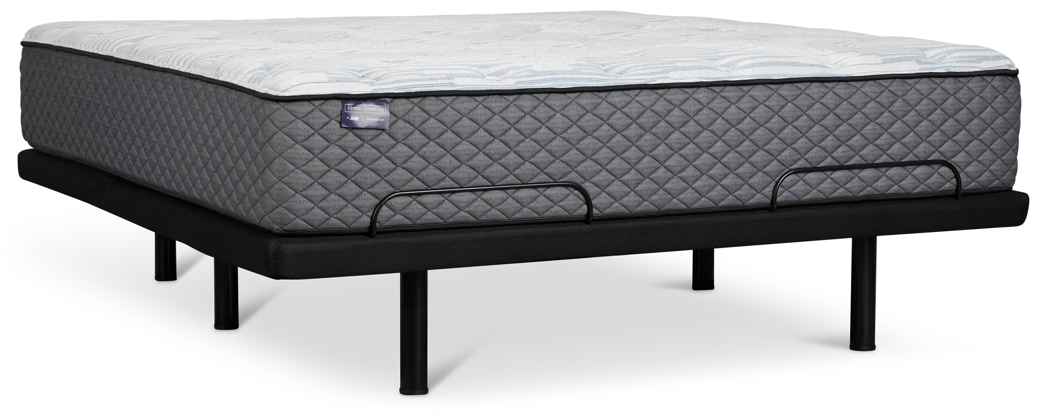 Kevin Charles By Sealy Signature Medium Elite Adjustable Mattress Set