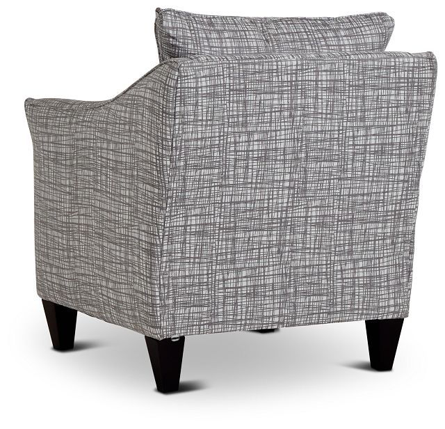 Hugo Gray Fabric Accent Chair